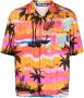 Palm Angels MultiColour Cuban Collar Shirt Multicolor Heren - Thumbnail 1