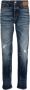 Palm Angels Blauwe Slim Fit Jeans met Verborgen Sluiting Blauw Heren - Thumbnail 1