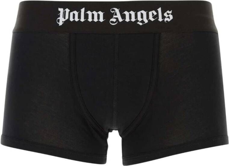 Palm Angels Boxerset van stretchkatoen Zwart