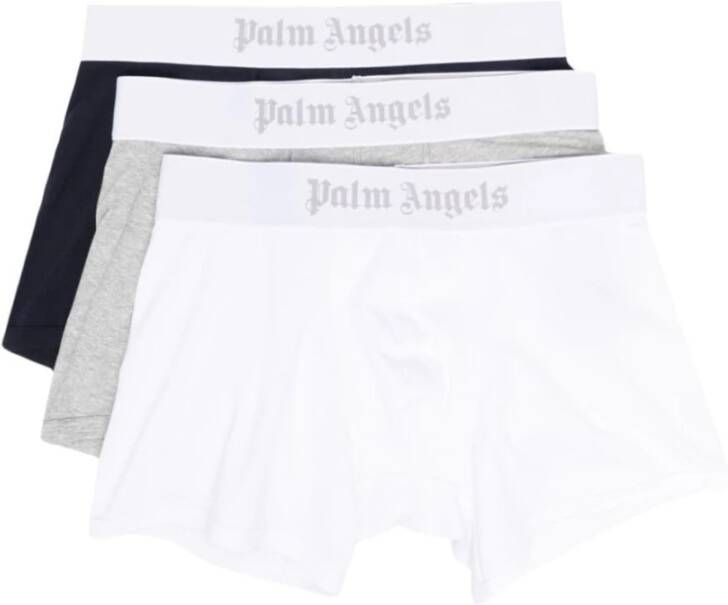 Palm Angels Boxershorts met Logo-Tailleband 3-Pack MultiColour Meerkleurig Heren