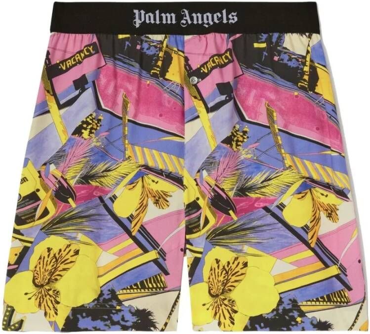 Palm Angels Casual MultiColour Shorts voor Heren Meerkleurig Heren