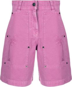 Palm Angels Casual Shorts Paars Dames