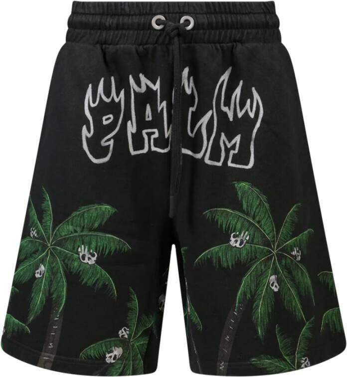 Palm Angels Casual Shorts Zwart Heren
