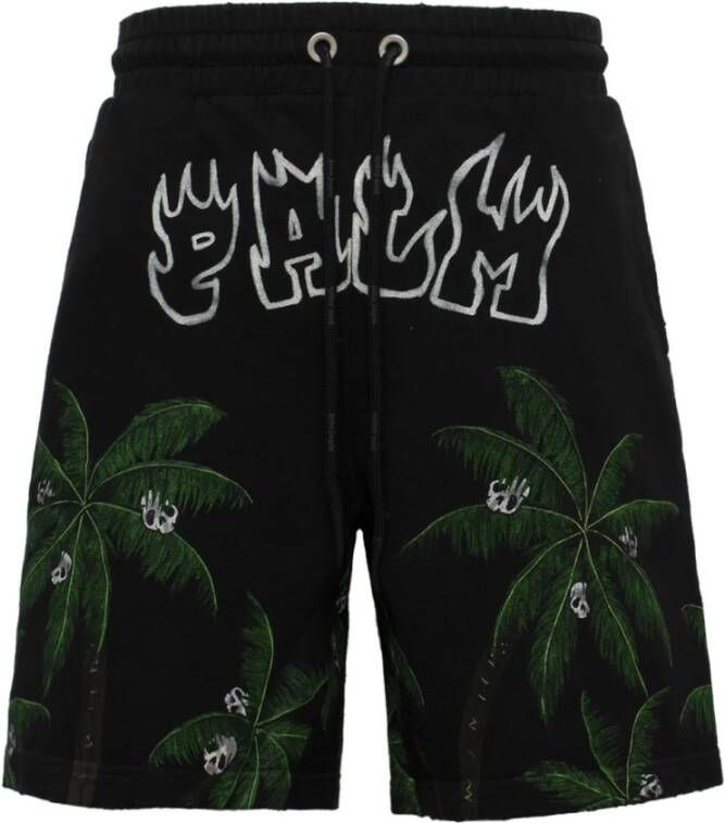 Palm Angels Casual Shorts Zwart Heren