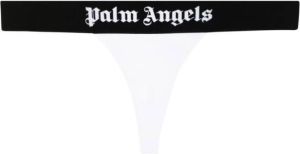 Palm Angels Classic Logo Thongs Wit Dames