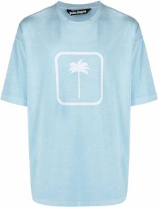 Palm Angels Drie t-shirt Blauw Heren