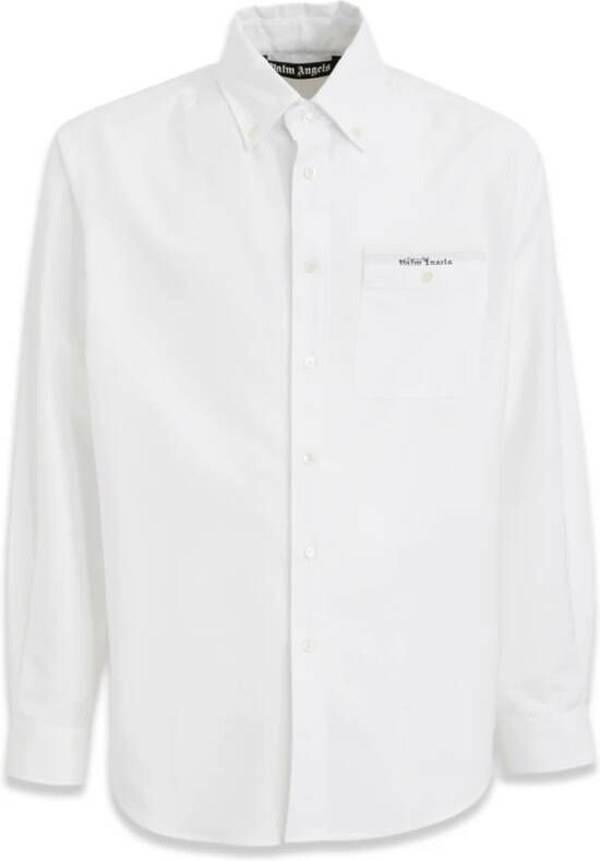 Palm Angels Formal Shirts Wit Heren