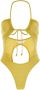 Palm Angels Gele Stretch Nylon Blend Trikini Yellow Dames - Thumbnail 1