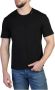 Palm Angels Heren Ronde Hals T-Shirt Heren Klassiek Katoenen T-Shirt Black White Heren - Thumbnail 1