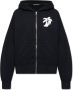Palm Angels Hoodie met logoprint Zwart - Thumbnail 2