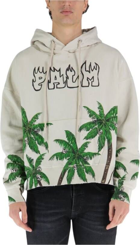 Palm Angels Groene Sweaters met Pinaforemetal Breedte Groen Heren