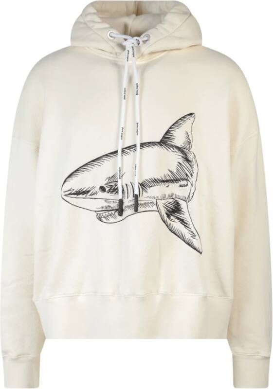 Palm Angels Hoodies Beige Heren