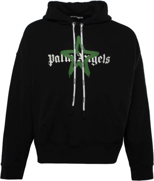 Palm Angels Hoodies Zwart Heren