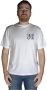 Palm Angels Iconisch PA Logo T-Shirt Wit White Heren - Thumbnail 1