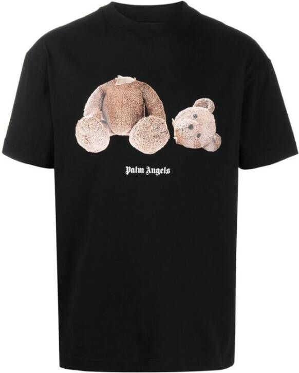 Palm Angels IJsbeer T-shirt Zwart Heren