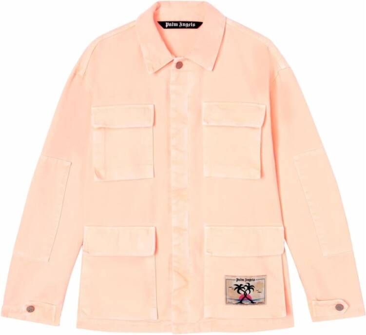 Palm Angels Jas Roze Heren
