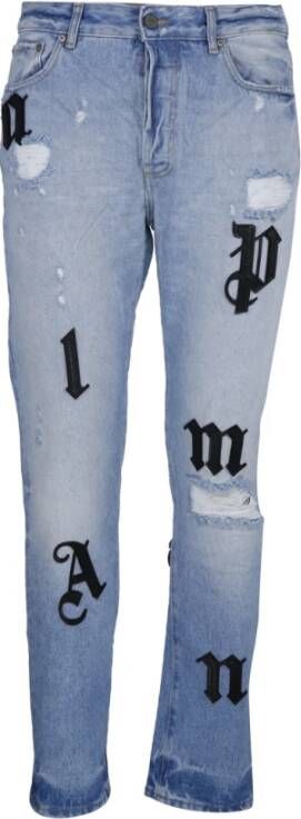 Palm Angels Jeans Blauw Heren