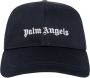 Palm Angels Streetwear Logo Baseball Cap Blauw - Thumbnail 3