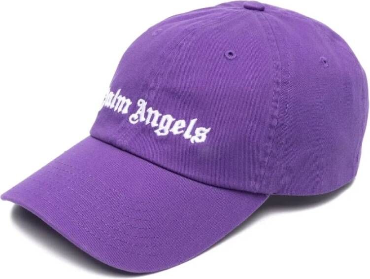 Palm Angels Baseballpet Purple Heren