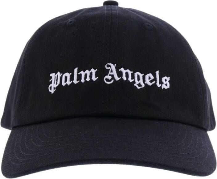 Palm Angels Zwarte Pet Regular Fit 100% Katoen Black Heren