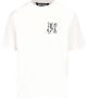 Palm Angels Klassiek Wit Katoenen T-Shirt met Zwarte Logo Print Wit Heren - Thumbnail 5