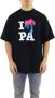 Palm Angels T-shirt met logoprint Zwart - Thumbnail 2
