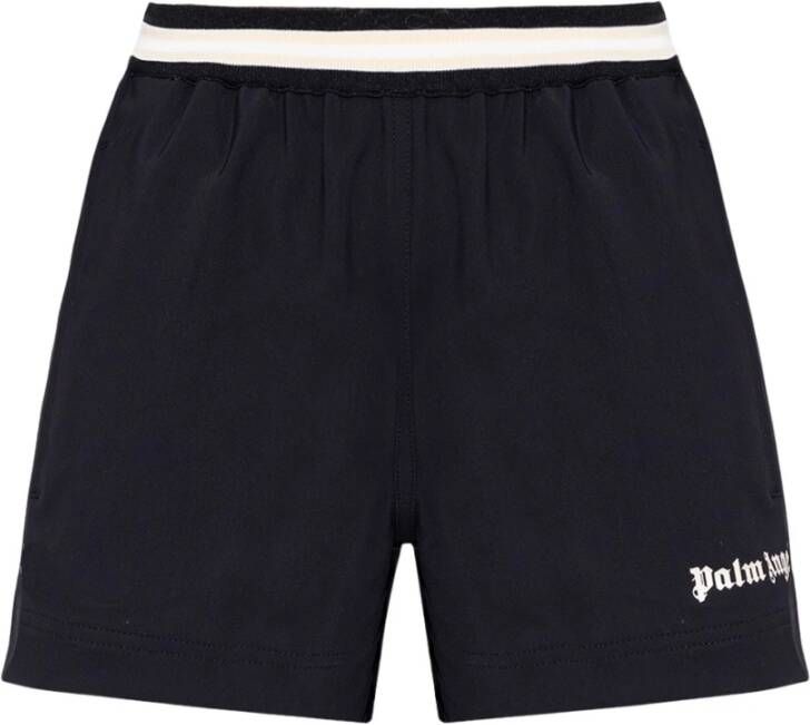 Palm Angels Zomer Upgrade: Trendy Korte Shorts voor Vrouwen Black Dames