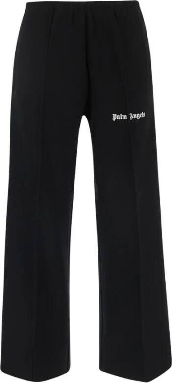 Palm Angels Leather Trousers Zwart Dames