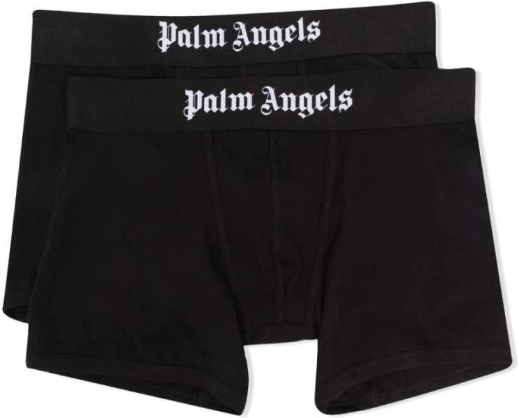 Palm Angels Logo tailleband boksers Zwart Heren