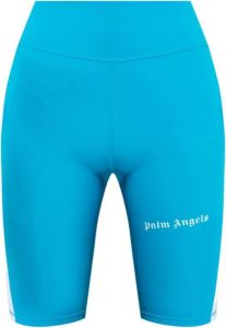 Palm Angels Long Shorts Blauw Dames