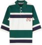 Palm Angels Monogram Rugby Polo Shirt Beige Heren - Thumbnail 1