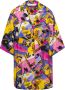 Palm Angels Multicolor Oversize Bowling Shirt Meerkleurig Dames - Thumbnail 1