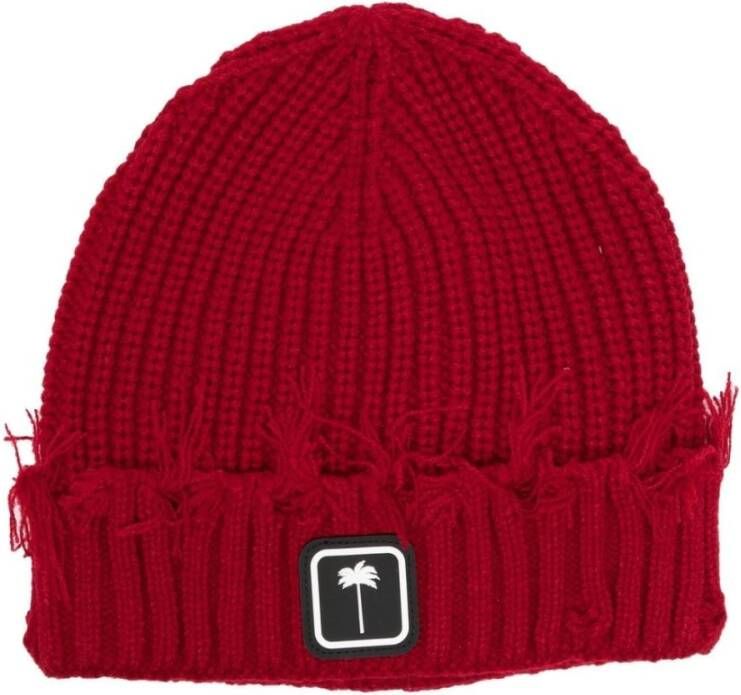 Palm Angels Muts met logopatch Rood