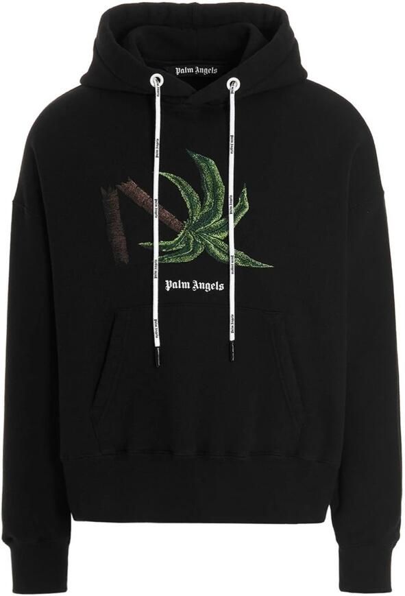 Palm Angels Zwarte Sweatshirt Aw23 Black Heren