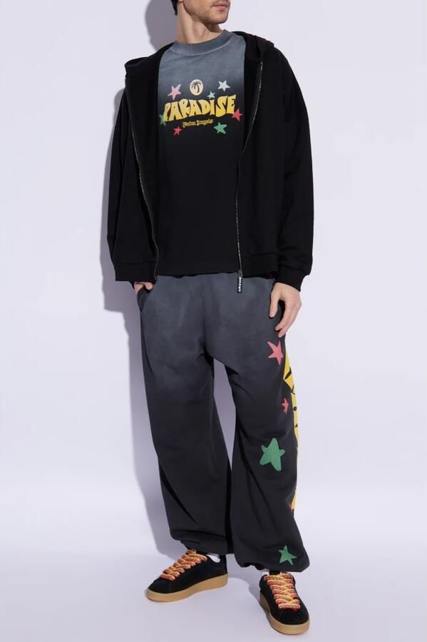 Palm Angels Sweatpants met print Black Heren - Foto 3