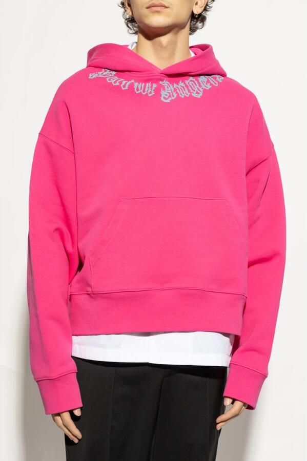 Palm Angels Hoodie Pink Heren - Foto 4