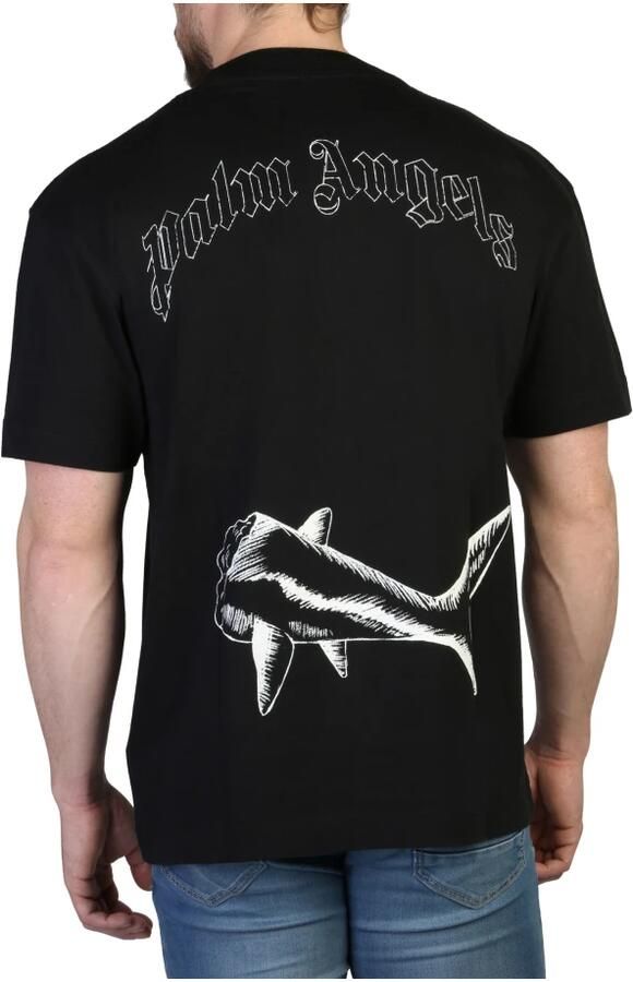 Palm Angels Korte Mouw T-shirt voor Heren uit de Lente Zomer Collectie Zwart Heren - Foto 2