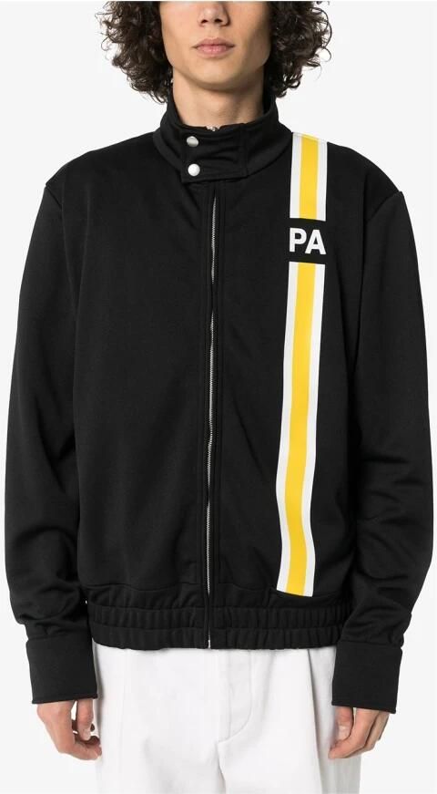 Palm Angels Monogram Logo Track Jacket Black Heren - Foto 2