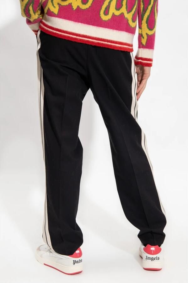 Palm Angels Casual Joggingbroek met zijstrepen Black Heren - Foto 5