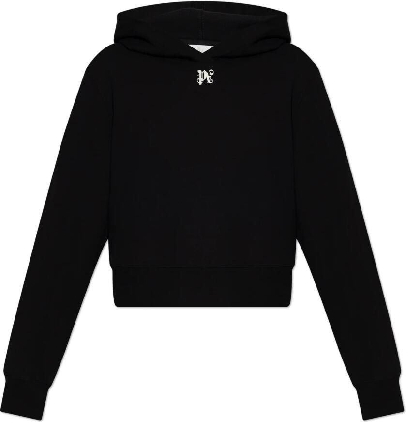 Palm Angels Sweatshirt met Logo Black Dames
