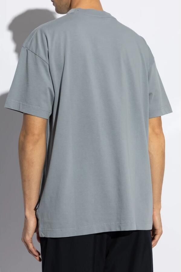 Palm Angels T-shirt met logo Gray Heren - Foto 5