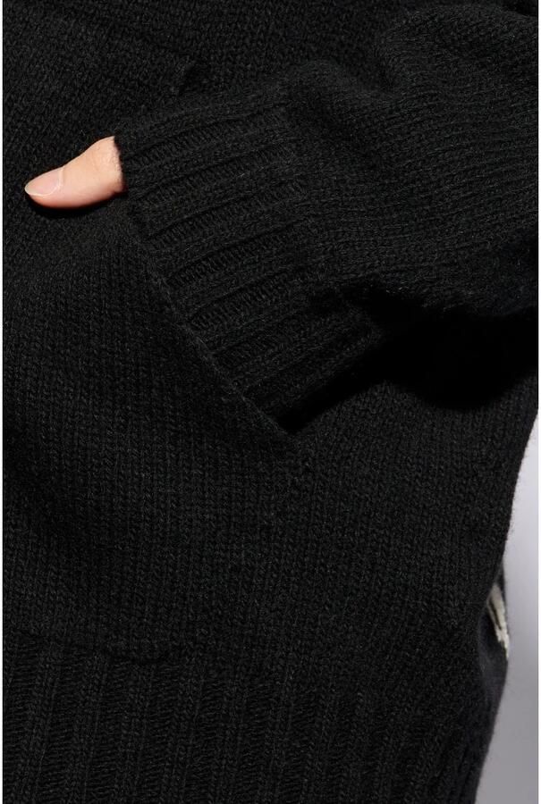 Palm Angels Wool hoodie Black Heren - Foto 2