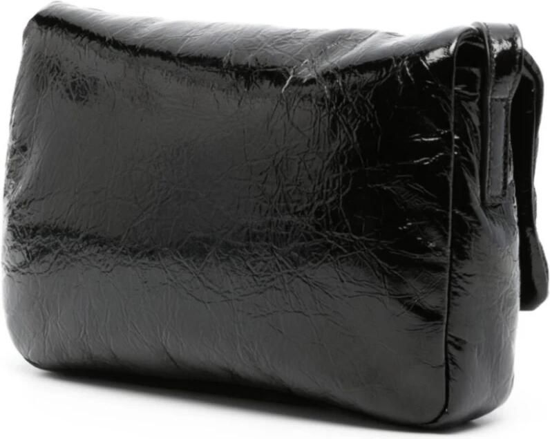 Palm Angels Zachte Bridge Logo Schoudertas Black Dames - Foto 4