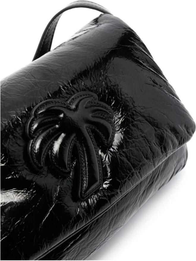 Palm Angels Zachte Bridge Logo Schoudertas Black Dames - Foto 3