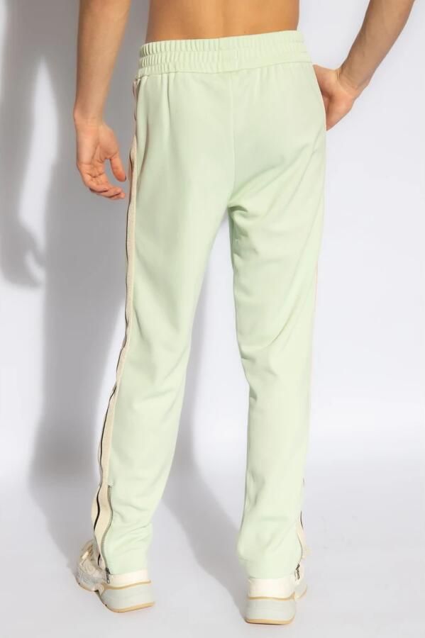 Palm Angels Zijstreep broek Green Heren - Foto 5