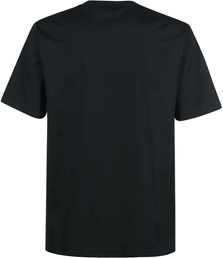 Palm Angels T-shirt met geborduurd logo van 100% katoen Black Heren