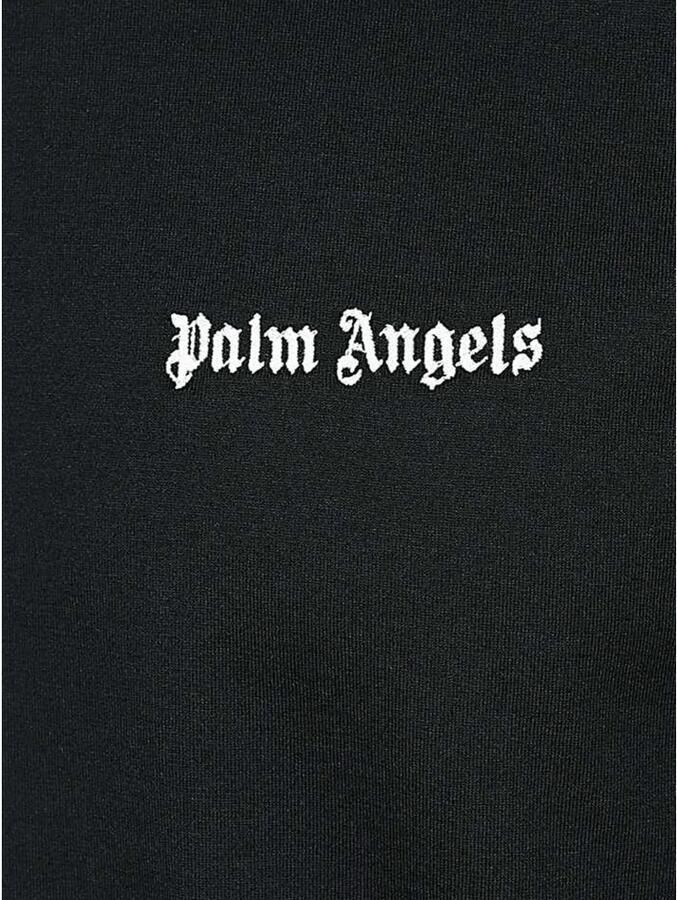 Palm Angels T-shirt met geborduurd logo van 100% katoen Black Heren - Foto 2