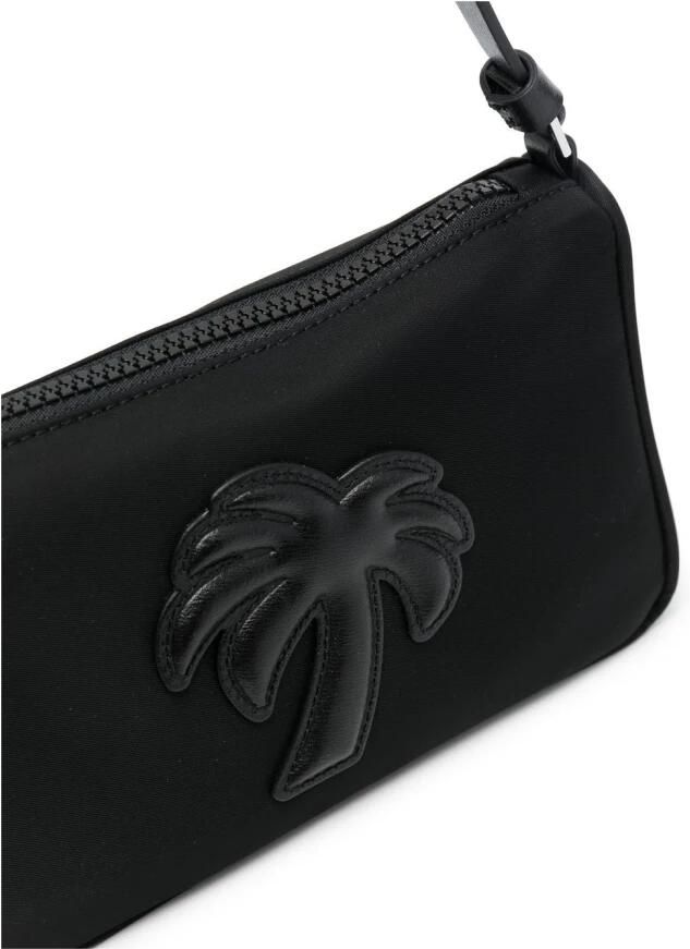 Palm Angels Shoppers Black Palm Tree Shoulder Bah In Nylon in zwart - Foto 6