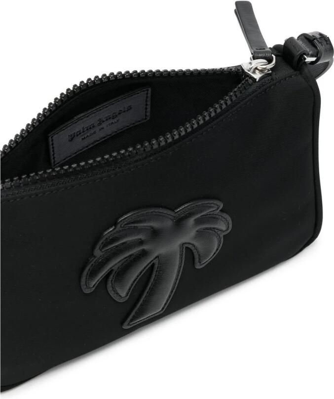 Palm Angels Shoppers Black Palm Tree Shoulder Bah In Nylon in zwart - Foto 7
