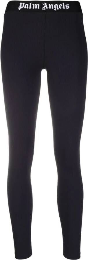 Palm Angels Palm engelen vrouwen logo leggings zwart Dames